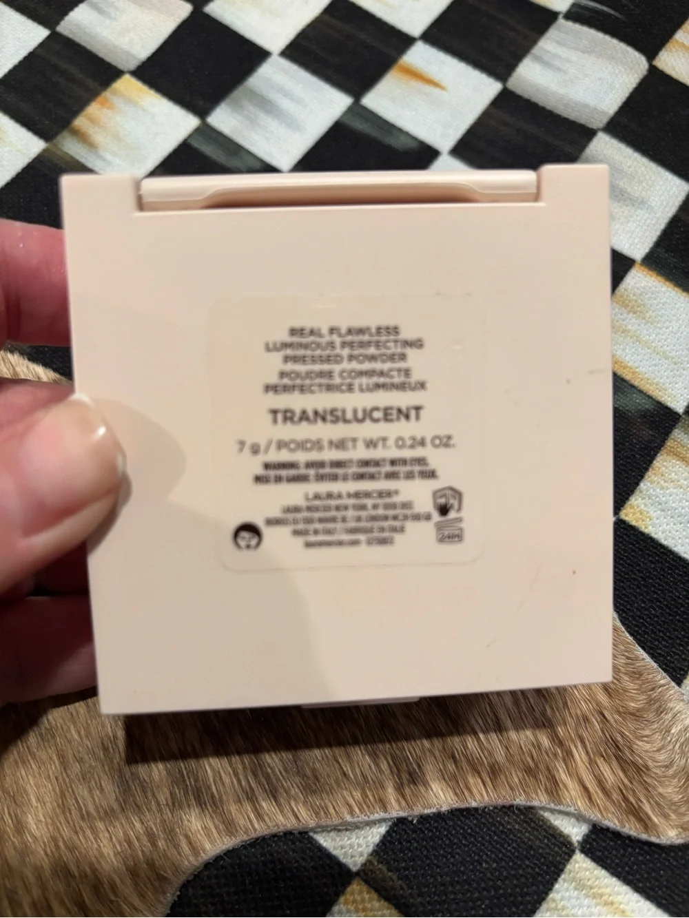 laura mercier Translucent Pressed Powder Compact - Soft Pink Case